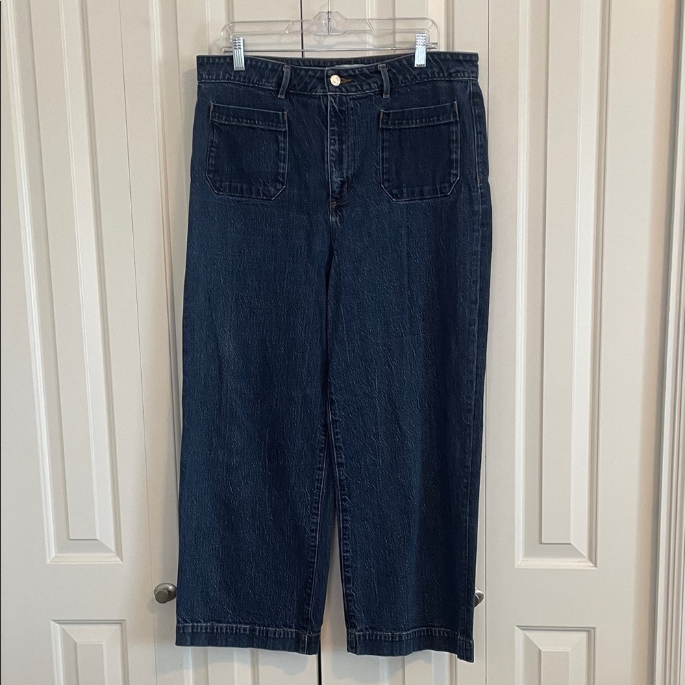 LOFT Dark Blue Ankle Jeans